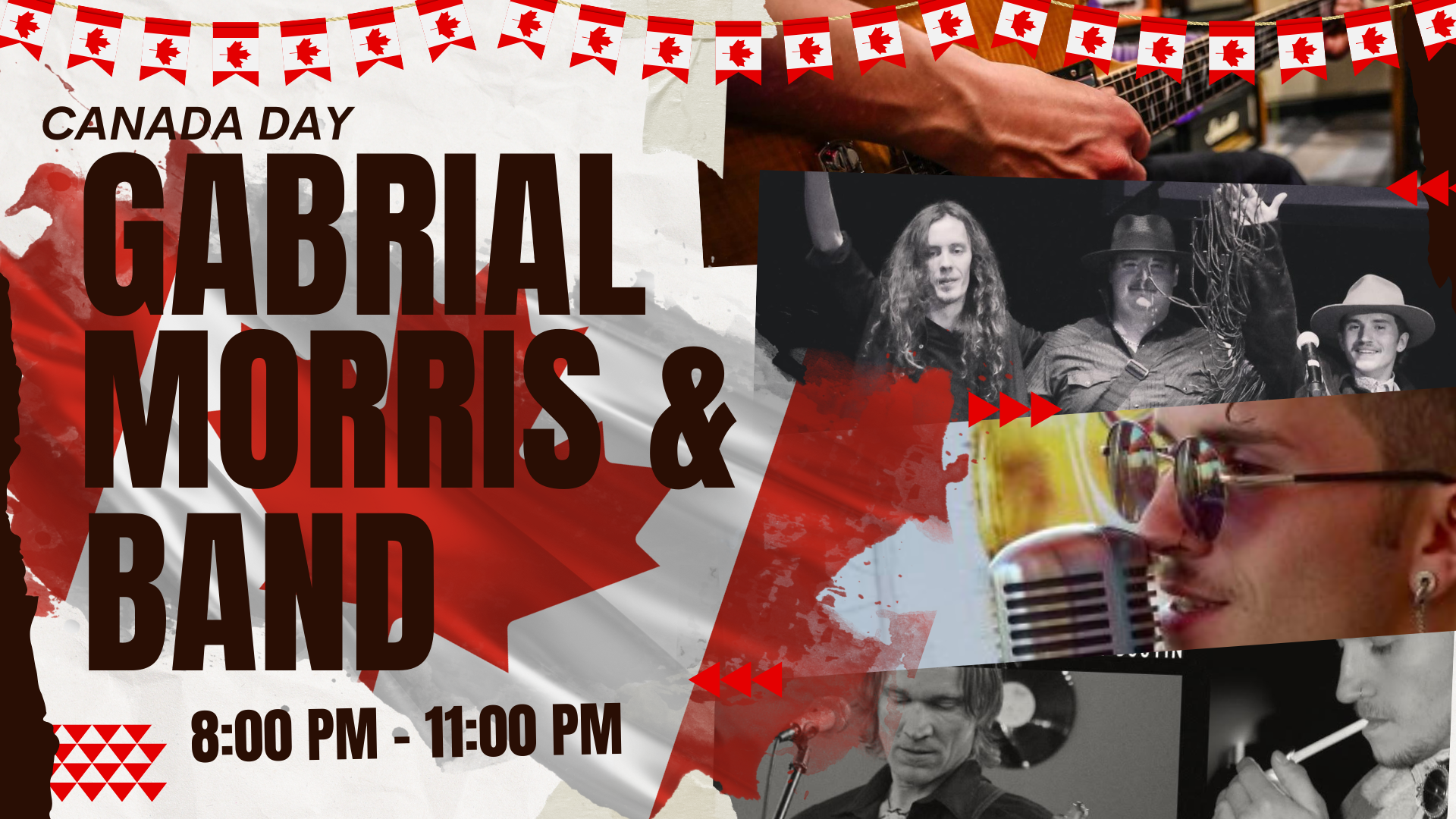 Gabrial & Band perform Canada day on Prairie Dog Brewing's Stage