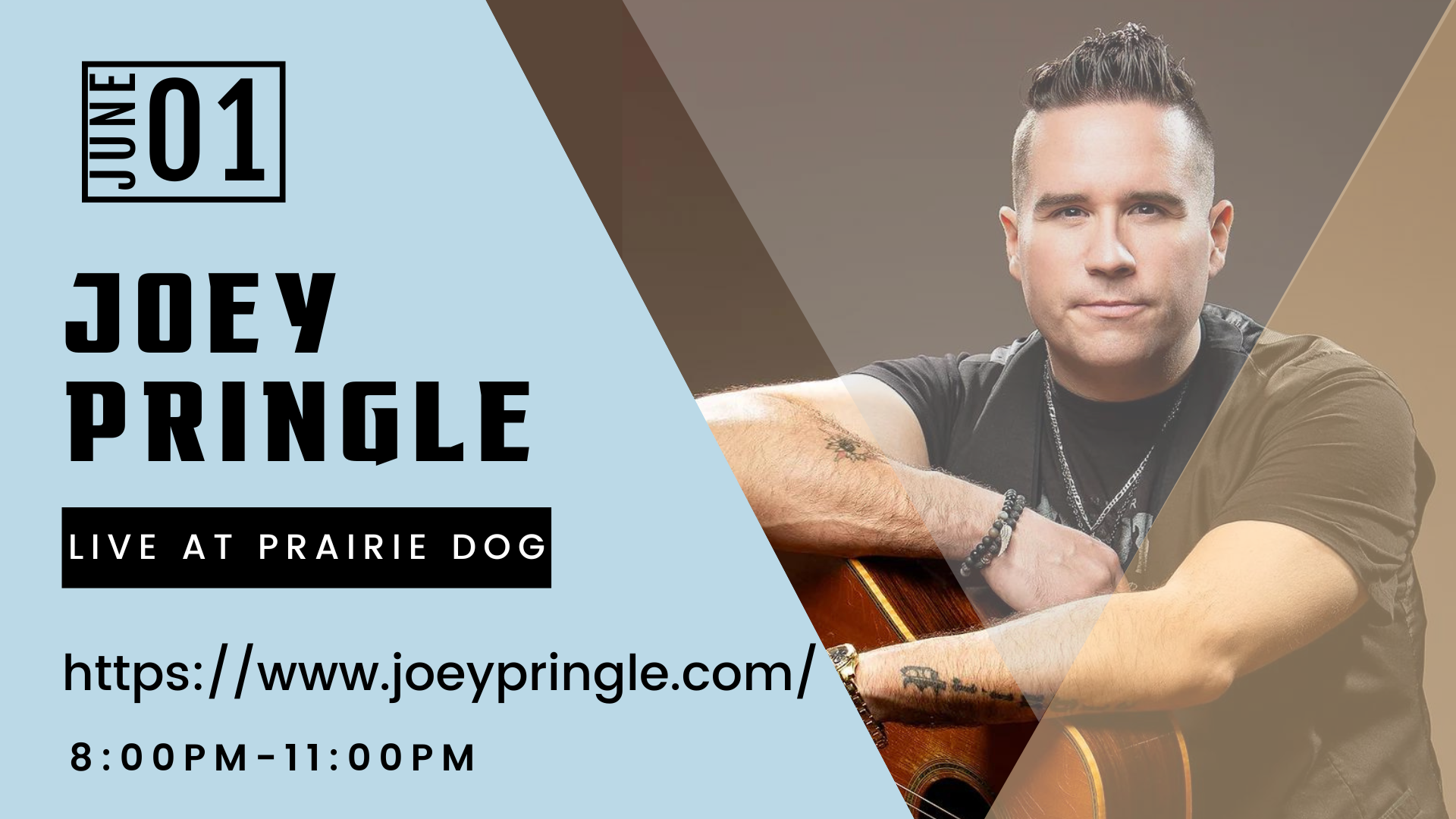 Joey Pringle on Prairie Dog's Stage